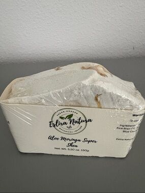Estira Natura Aloe Moringa Super Shea Soap - White- 5.30 oz